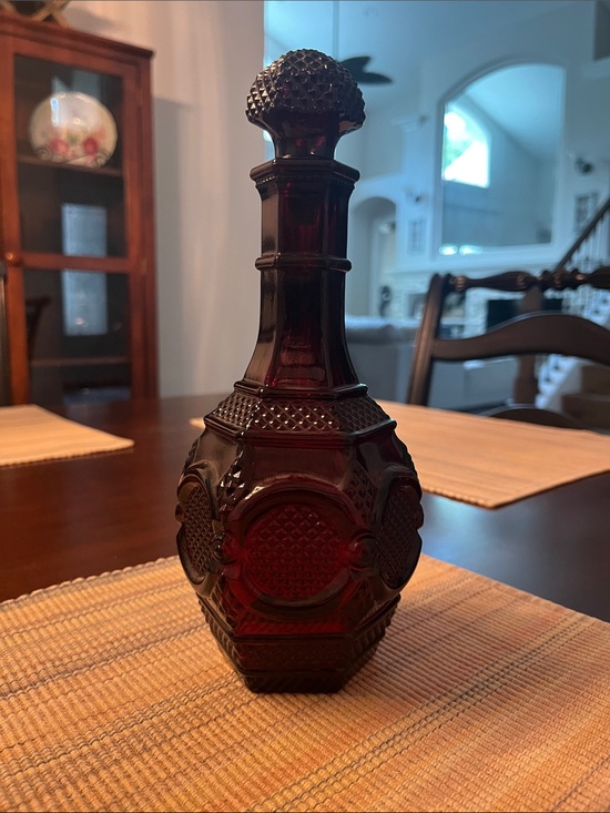 Avon Other - Avon “Cape Cod” Ruby Red Decanter